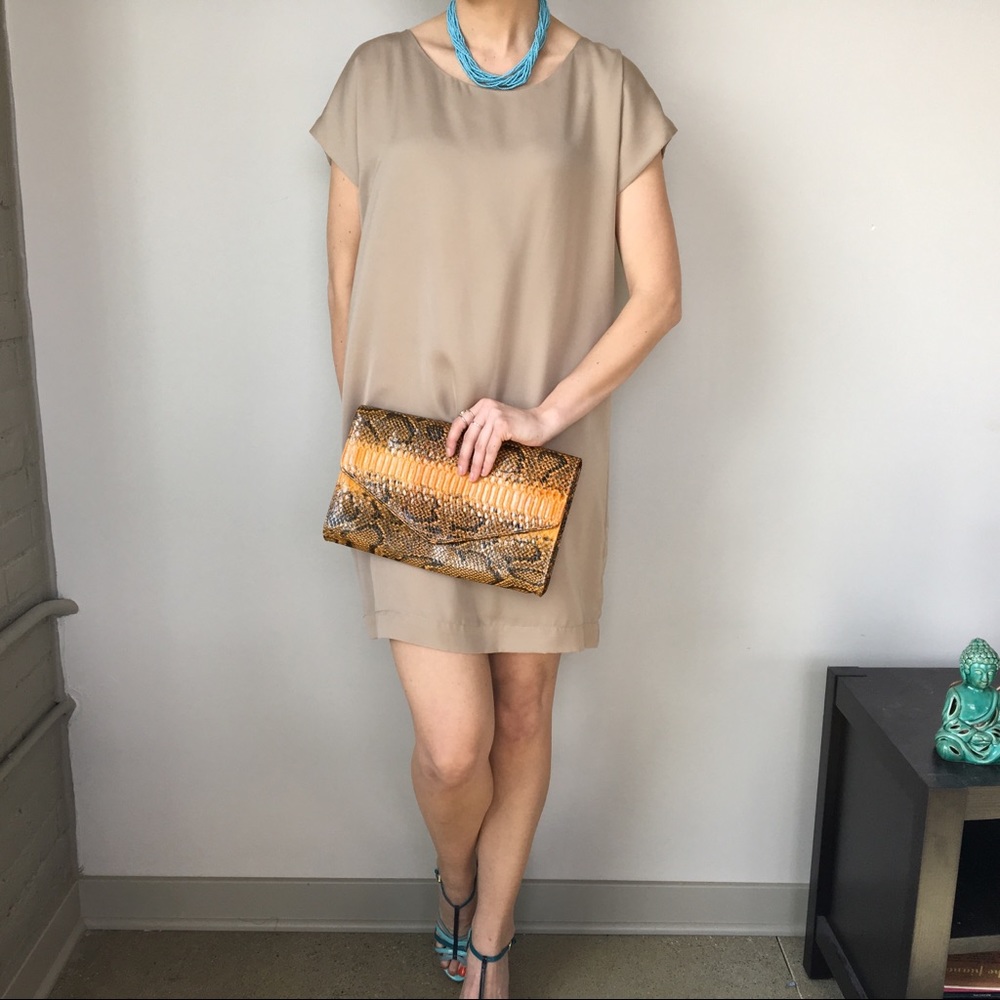 BCBGenteration Neutral Shift Dress
